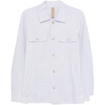 Giacca-camicia con tasche in grigio Eleventy - uomo 