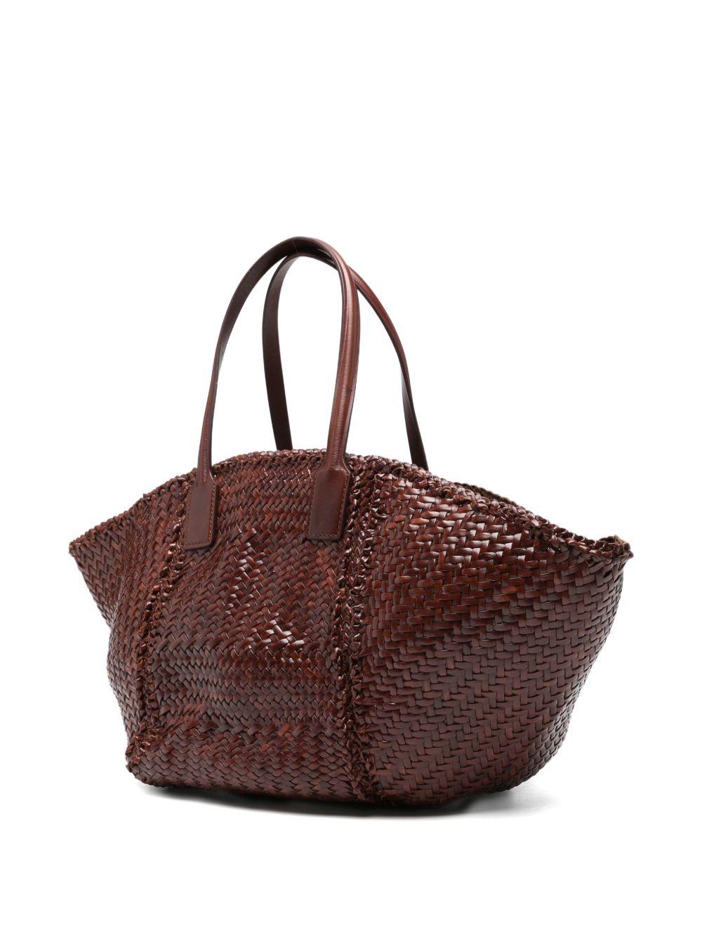 Borsa tote teresa in marrone dragon diffusion - donna 
