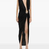 Abito asimmetrico in nero Christopher esber - donna 