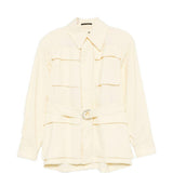 Giacca safari con cintura in giallo Wardrobe.Nyc - donna 