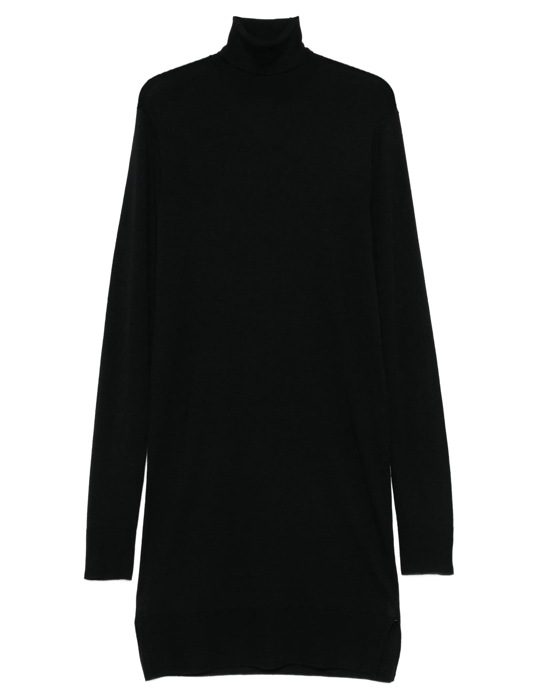 Abito midi a collo alto in nero Toteme - donna 