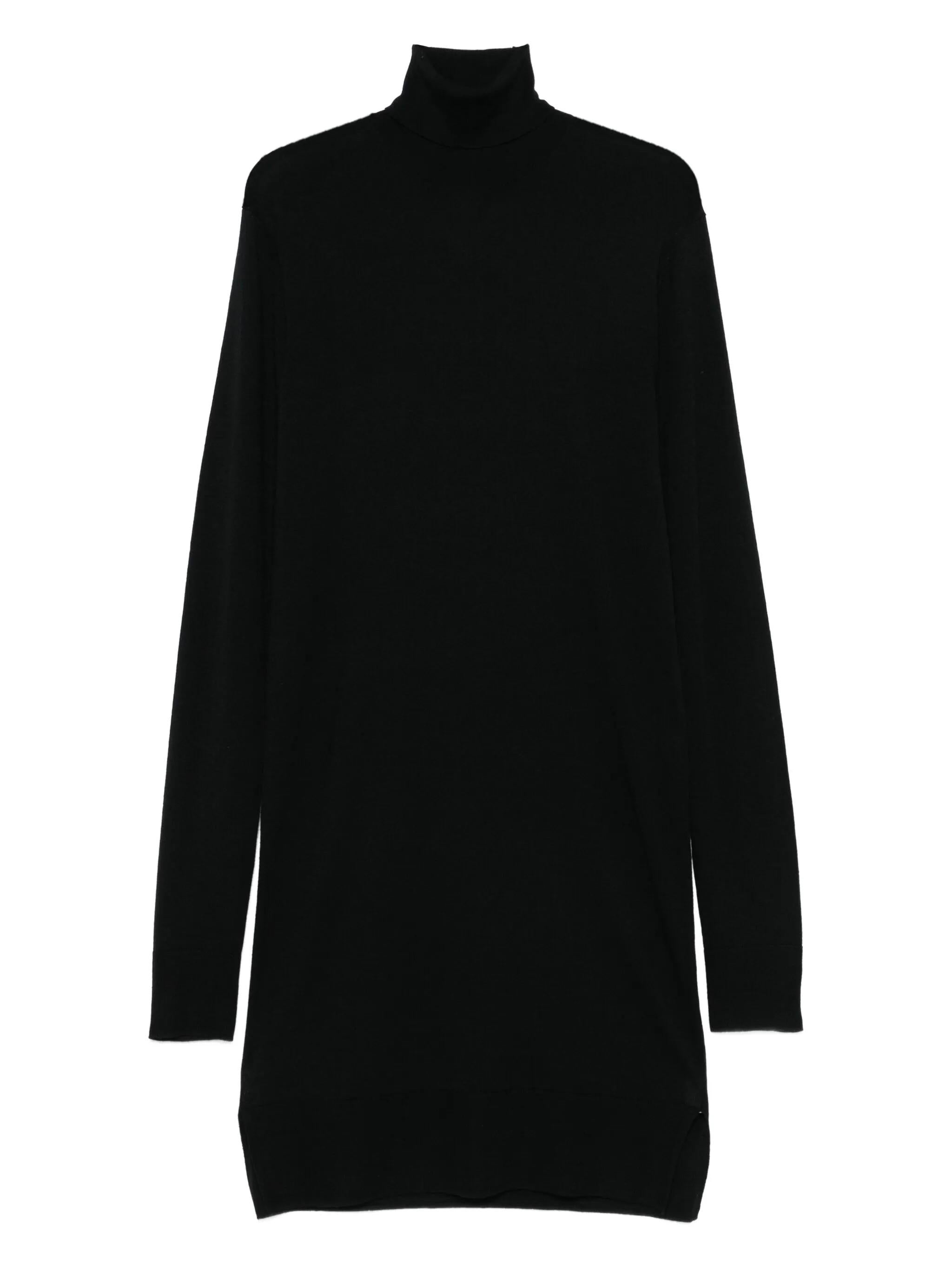 Abito midi a collo alto in nero Toteme - donna 