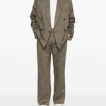 Pantaloni larghi in marrone Our legacy - uomo 