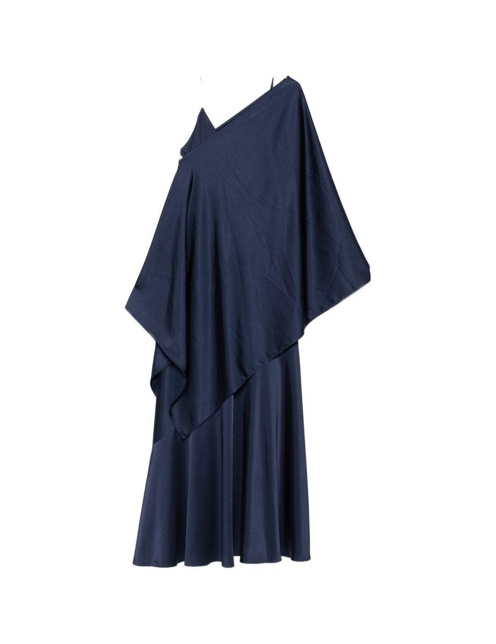 Abito drappeggiato calante in blu Maxmara weekend - donna 