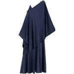 Abito drappeggiato calante in blu Maxmara weekend - donna 