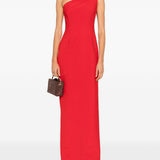 Abito lungo monospalla in rosso Roland mouret - donna 