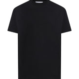 T-shirt a maniche corte in nero 