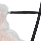 Collare in shearling con laccetti  in rosa Marni - donna<BR/> 