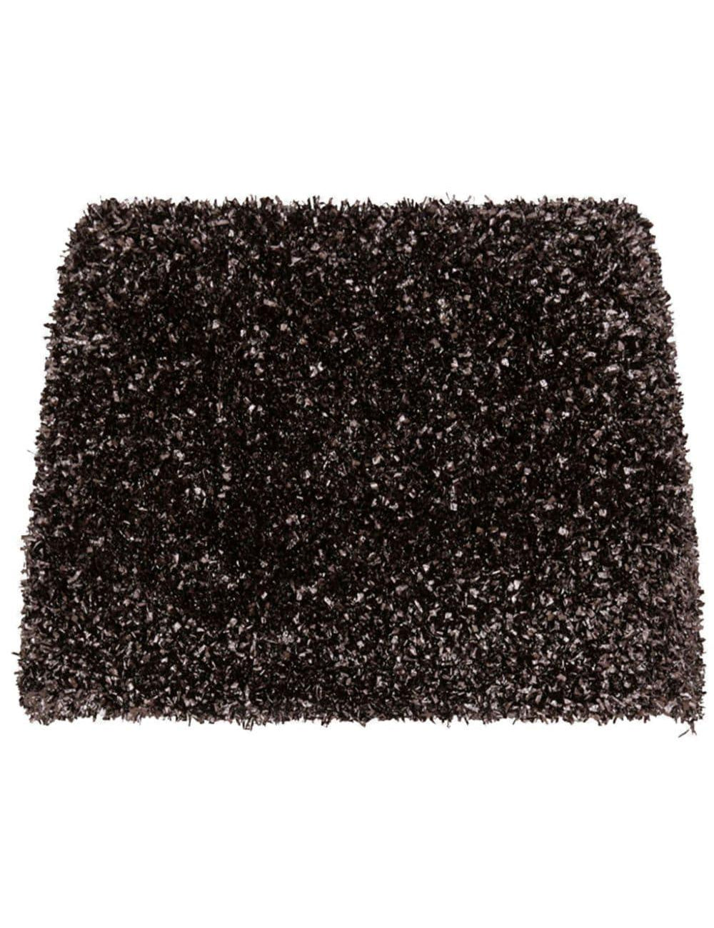 Minigonna metallizzata  in nero GCDS - donna 