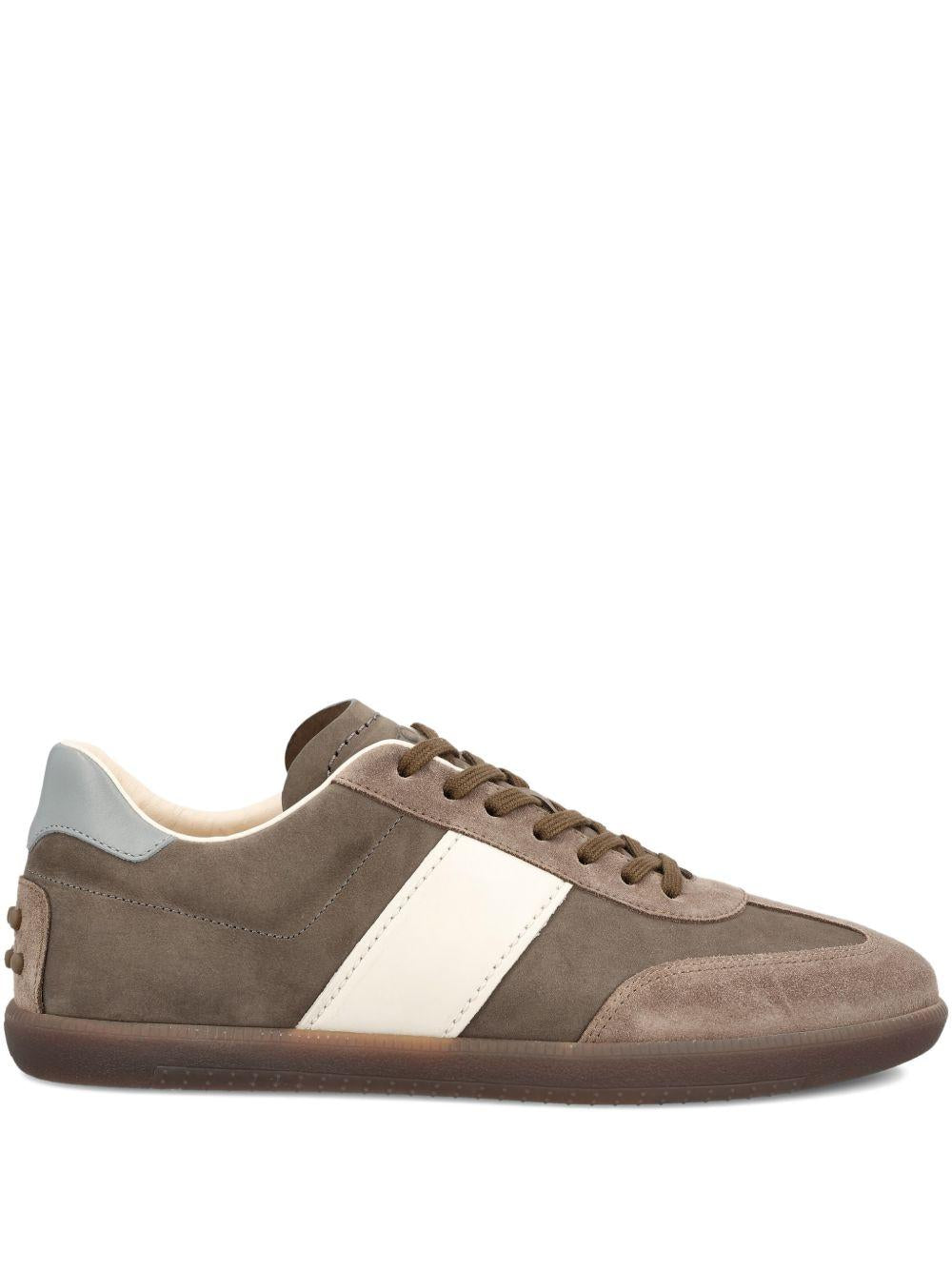Sneakers basse in pelle in marrone Tod's - uomo 