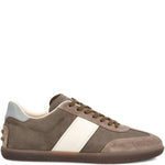Sneakers basse in pelle in marrone Tod's - uomo 