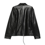 Giacca Cariddi in pelle nero Namacheko - uomo 