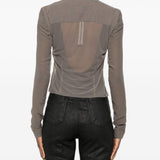 Giacca biker classica in talpa Rick Owens - donna 