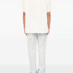 T-shirt girocollo in bianco Mm6 maison margiela - uomo 