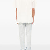 T-shirt girocollo in bianco Mm6 maison margiela - uomo 