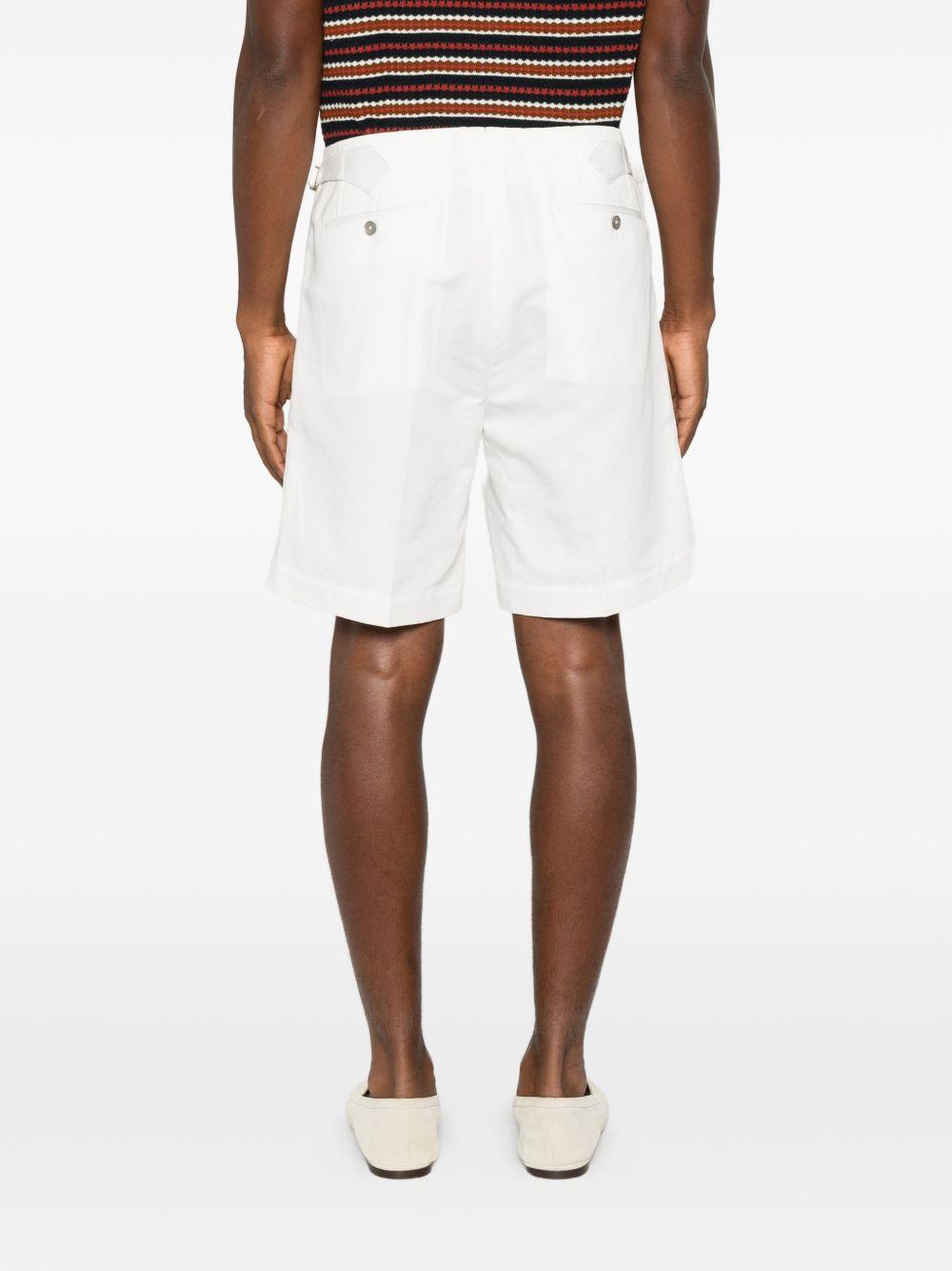 Shorts a pieghe con fibbia in bianco Briglia 1949 - uomo 