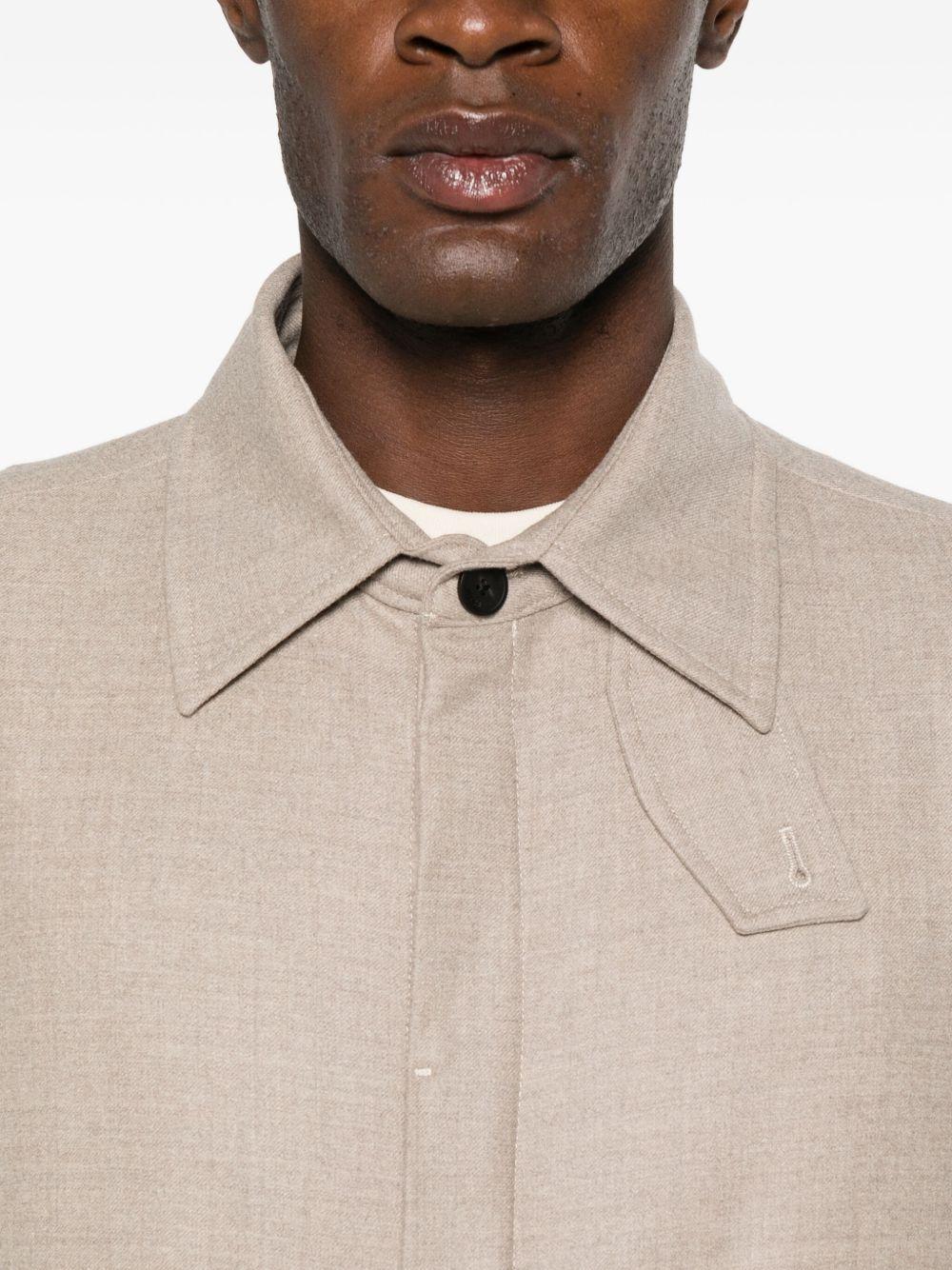 Giacca camicia twill in beige Briglia 1949 - uomo 