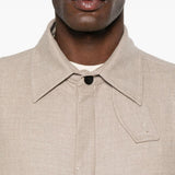 Giacca camicia twill in beige Briglia 1949 - uomo 