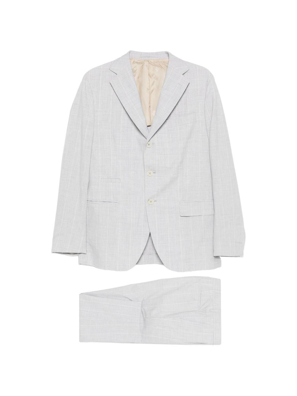 Completo monopetto in grigio Eleventy - uomo 
