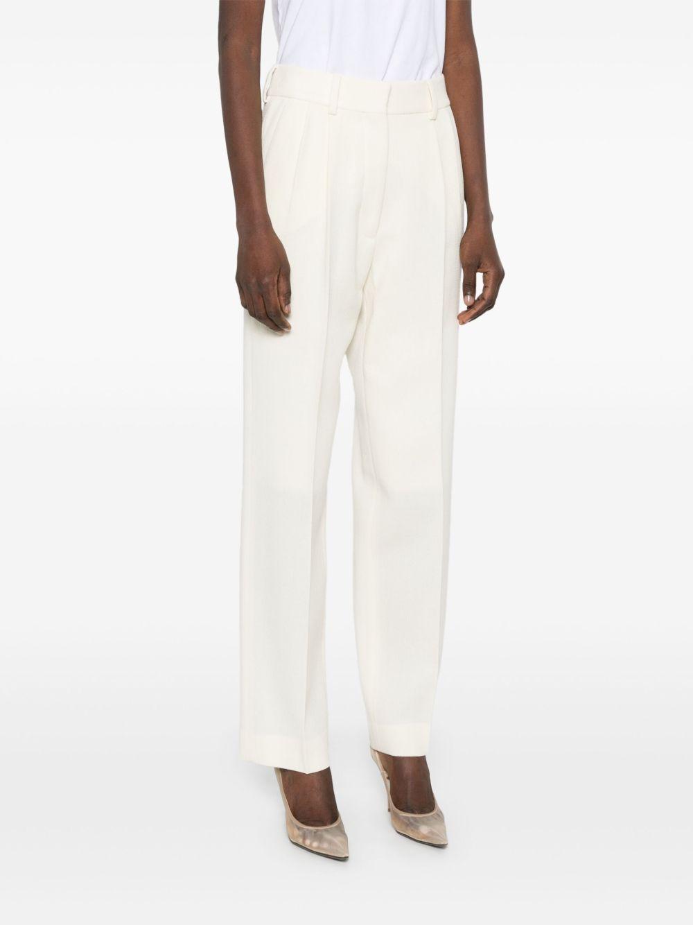 Pantalone a gamba dritta con pinces Resolute in avorio BLAZÉ MILANO - donna 