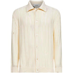 Polo in maglia con bottoni in beige Laneus - uomo 