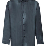 Camicia con bottoni in blu Costumein - uomo 
