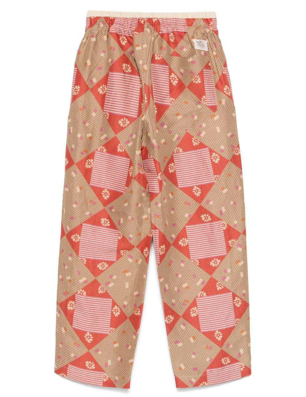 Pantaloni con stampa multicolore RANRA - uomo 