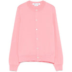 Cardigan con bottoni in rosa Comme Des Garçons - donna 