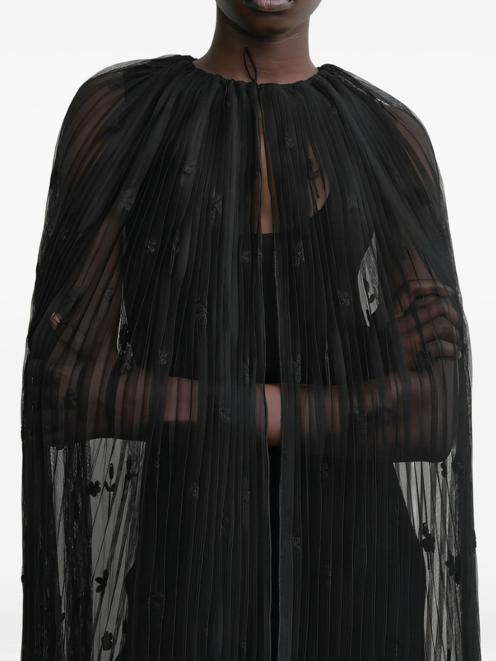 Mantella con ricami floreali Toteme - donna 