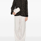 Giacca in tweed con colletto in marrone Blazé milano - donna 