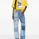 T-shirt con grafica in giallo Martine rose - unisex 