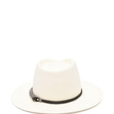Cappello fedora con decorazioni in bianco Brunello cucinelli - donna 