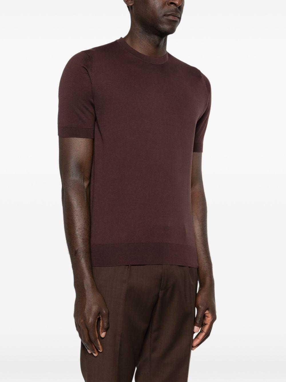 T-shirt Kempton in viola John smedley - uomo 