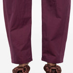 Pantaloni con cintura in bordeaux Magda butrym - donna 