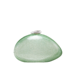 Borsa clutch rigida ariel in verde Benedetta bruzziches - donna<BR/> 