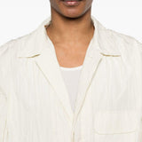 Giacca con effetto stropicciato in bianco GONGDID DESIGN - uomo 