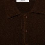 Polo in maglia in marrone Laneus - uomo 