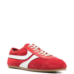 Sneakers con strisce laterali in rosso Dries van noten - donna 