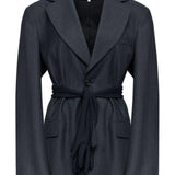 Blazer a maniche lunghe in grigio scuro MM6 Maison Margiela - donna 