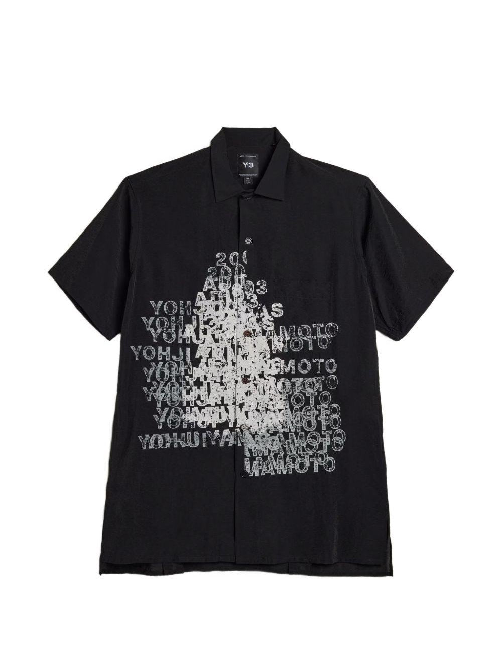 Camicia con grafica in nero Y-3 - uomo 