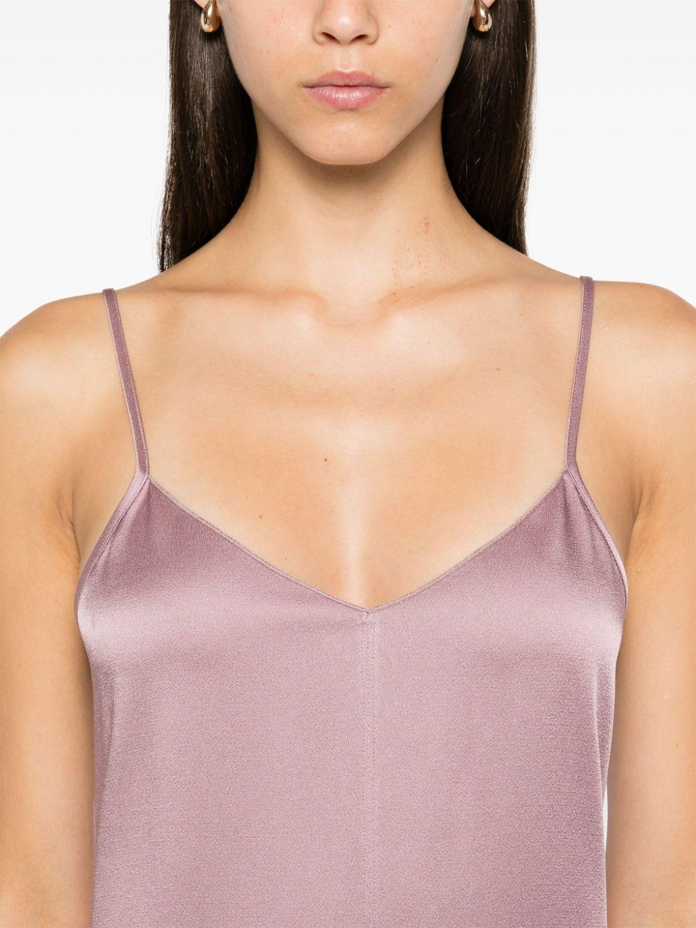Abito midi satinato in lilla Forte forte - donna 