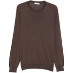 Maglione a girocollo in marrone Kangra - uomo 