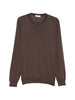 Maglione a girocollo in marrone Kangra - uomo