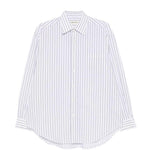 Camicia a righe con colletto classico in bianco Namacheko - uomo 