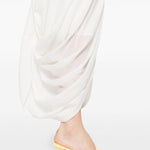 Gonna drapeggiata cocoon in bianco Toteme - donna 