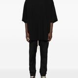T-shirt a manica corta in nero Rick owens - uomo 