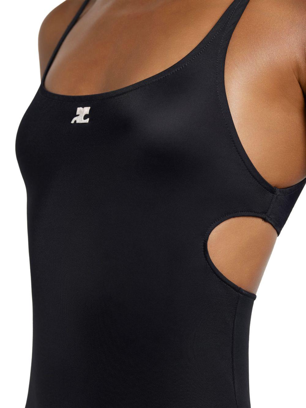 Costume da bagno con cut-out in nero Courrèges - donna 