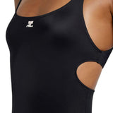 Costume da bagno con cut-out in nero Courrèges - donna 