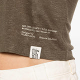 Canotta mara con stampa in verde Golden goose - unisex 