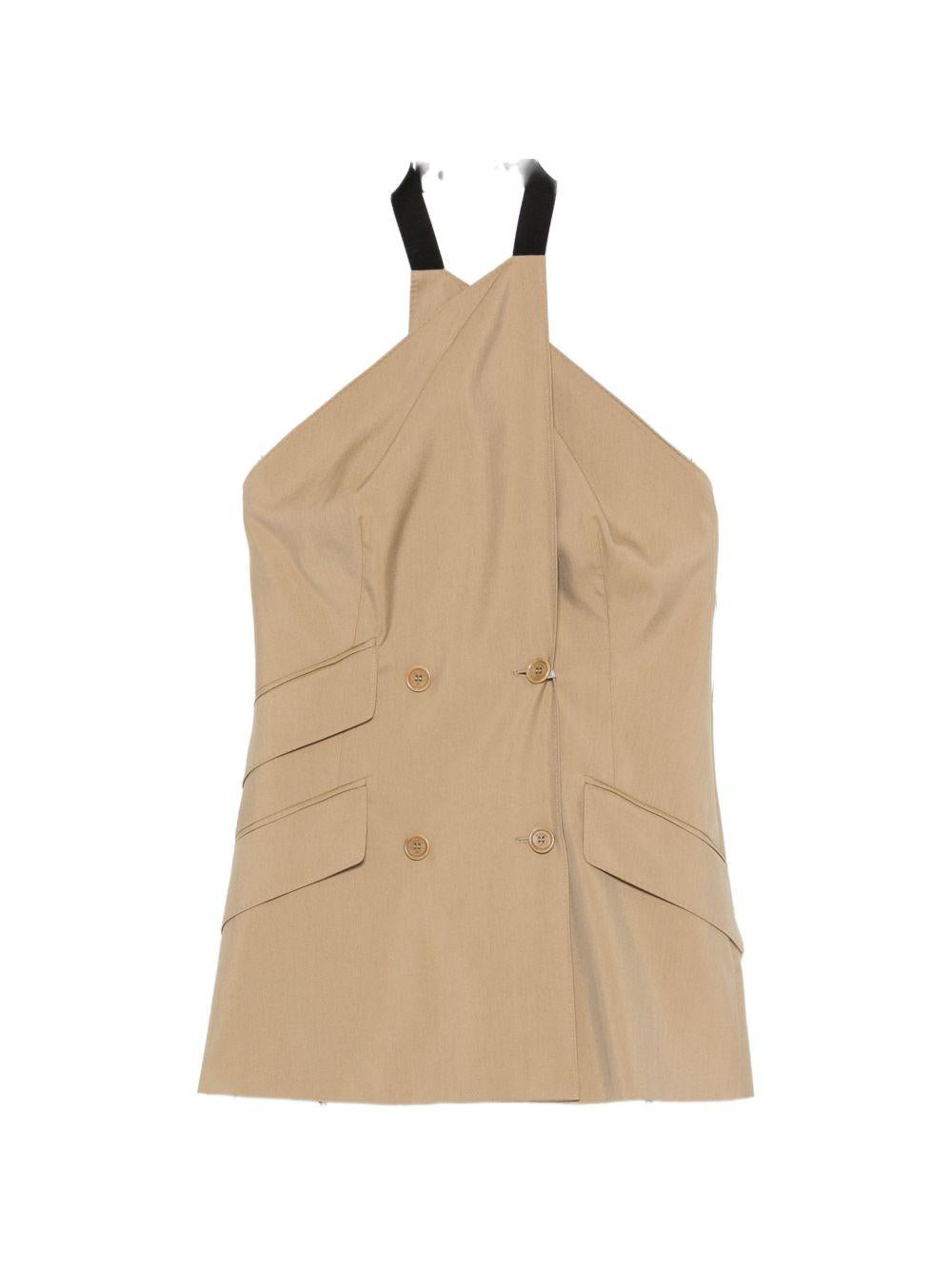 Gilet doppio petto nuraghe in beige Maxmara - donna 